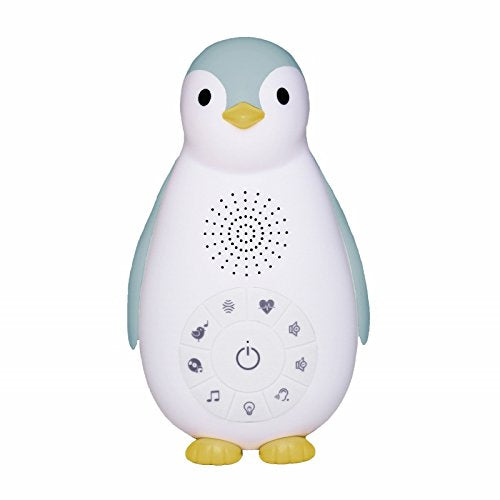 Zazu Zoe the Penguin Portable Baby Soother White Noise Sound Machine with Bluetooth Speaker - Assorted Colors