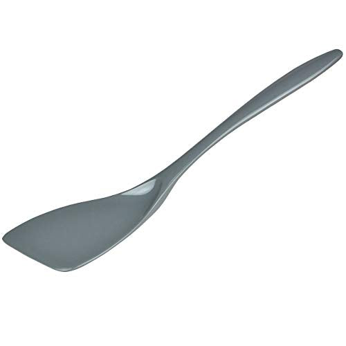 Gourmac Hutzler 12-1/2 Inch Melamine Turner Spatula, Steel Gray
