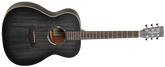 Tanglewood Blackbird Smokestack Black Satin Acoustic Guitar, Mahogany Body