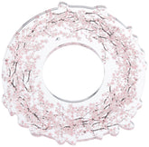 Waterdale Lucite With Cherry Blossom Print Napkin Rings, Set Of 4