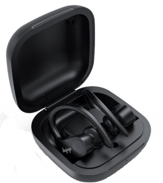 Deejays JX5 Bluetooth SportBuds Black True Wireless Earbud Headphones