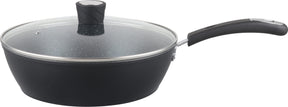Millvado - Rainbow Non Stick Frying Pan with Black Silicone Handle - Assorted Sizes