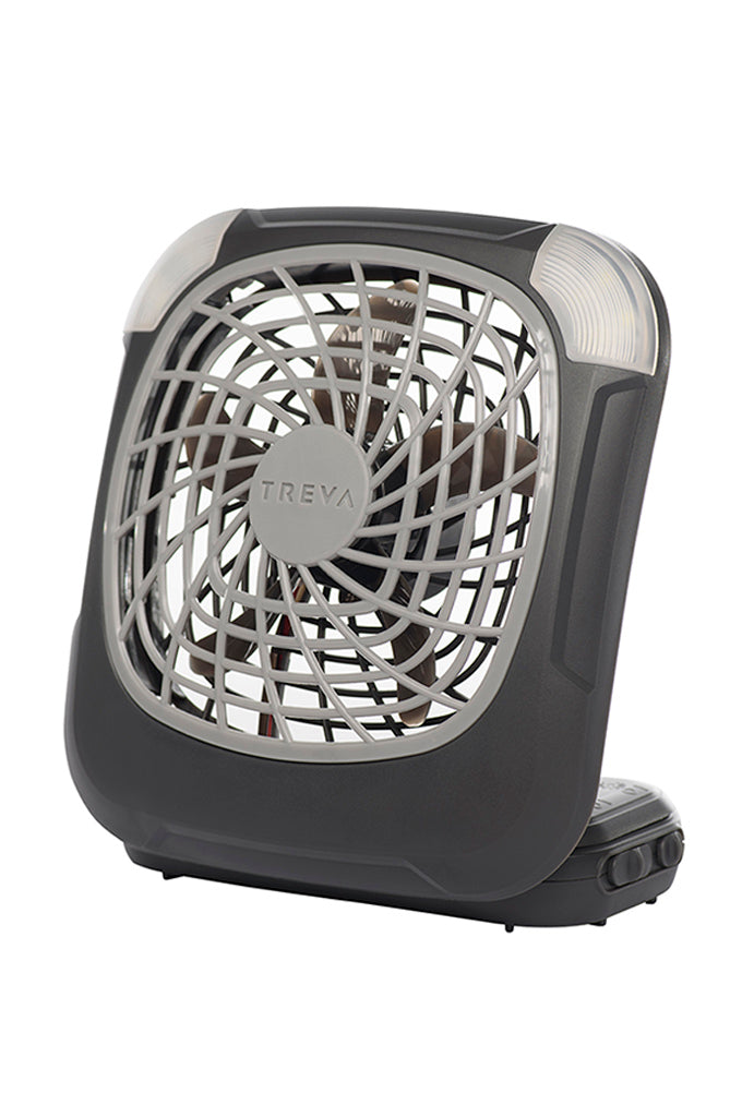 O2COOL 5" Battery Powered Desk Fan with Lights