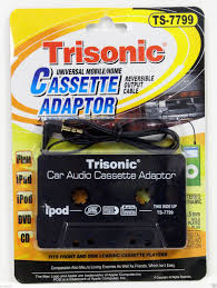 Trisonic Powtech TS-7799  Cassette Adapter - Black