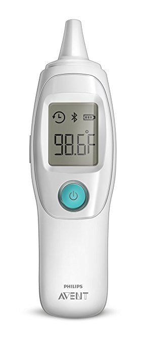 Philips AVENT SCH740/37 Smart Ear Thermometer - 2 x AA batteries required (included)