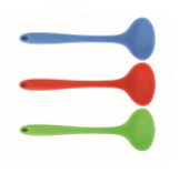Luciano Gourmet Silicone Ladle  11", Green