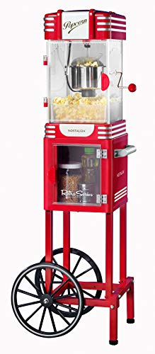 Nostalgia 2.5 oz Retro Red Popcorn & Concession Cart