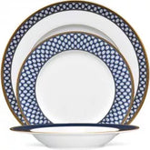 Noritake Blueshire 16 Piece Fine Bone China Dinnerware Set, Service for 4